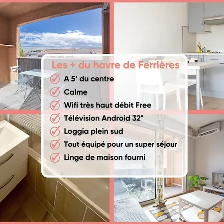 Le Havre De Ferrieres - Calme, Wi-fi, Centre Apartment *